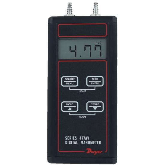 Dwyer Handheld Digital Manometer, Series 477AV